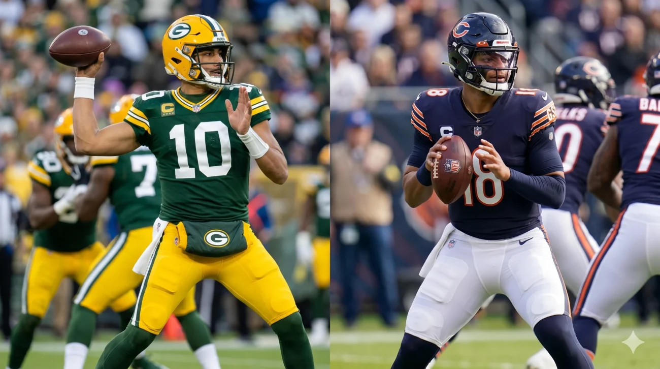Green Bay Packers vs Chicago Bears Player Stats